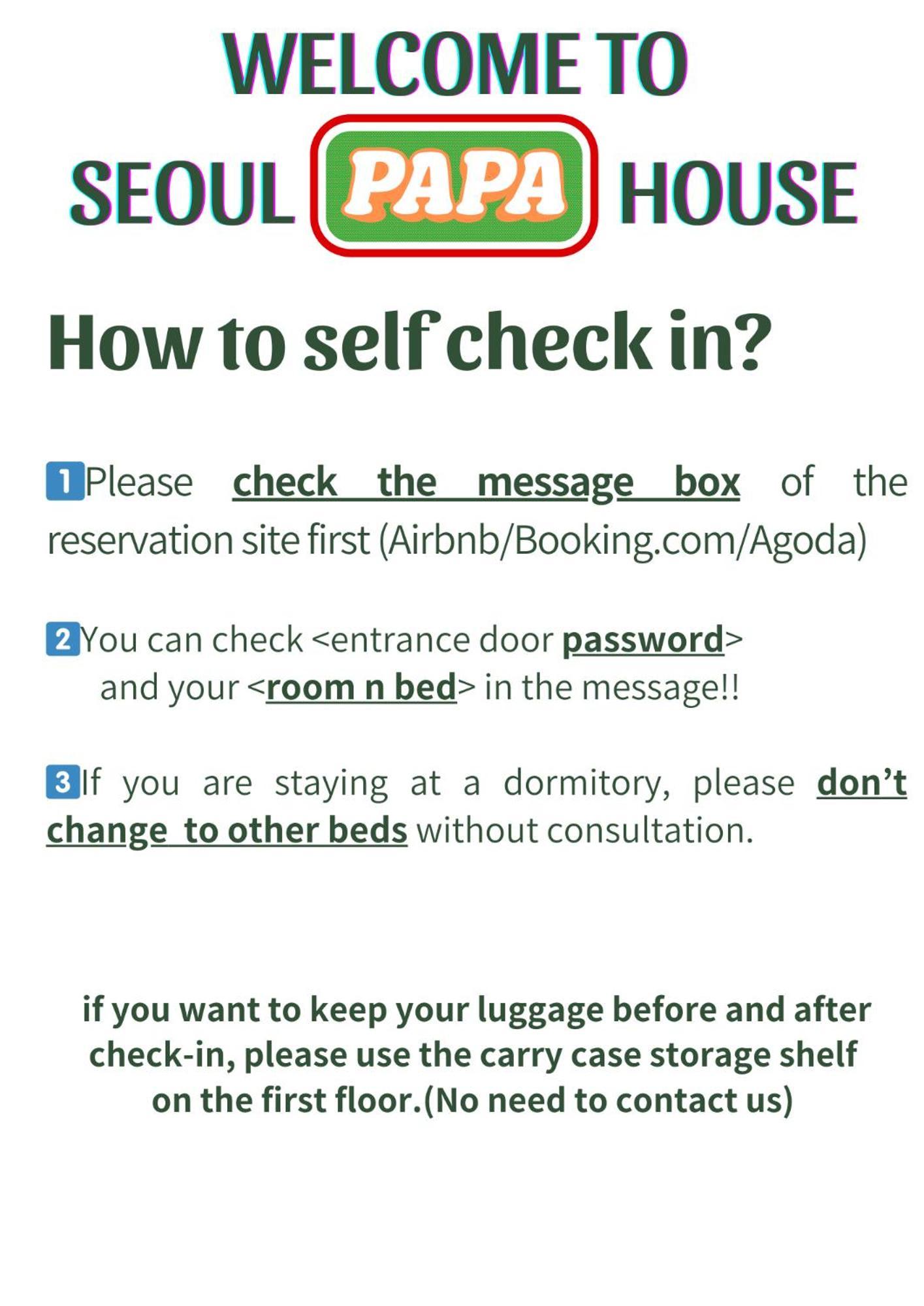 Seoul Papa Guesthouse 外观 照片